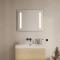 Mirror with plug 800x650 mm