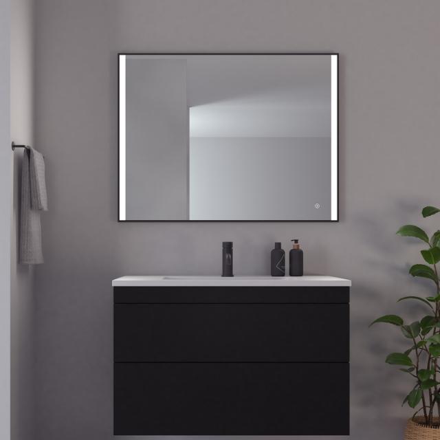 Nyborg mirror 1000x750 mm Black 