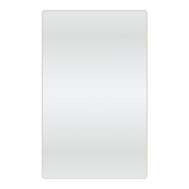 Refine mirror 1200x750 mm Brass