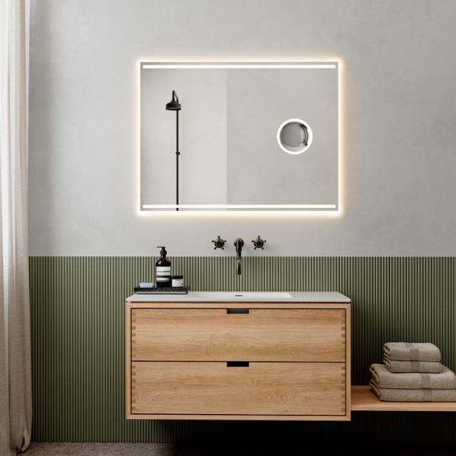 Integrated Makeup Mirror